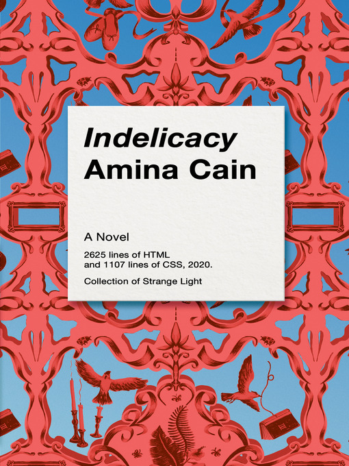 Détails du titre pour Indelicacy par Amina Cain - Liste d'attente